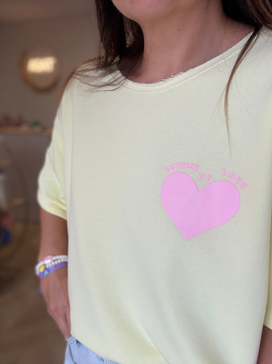 T-shirt Lola jaune