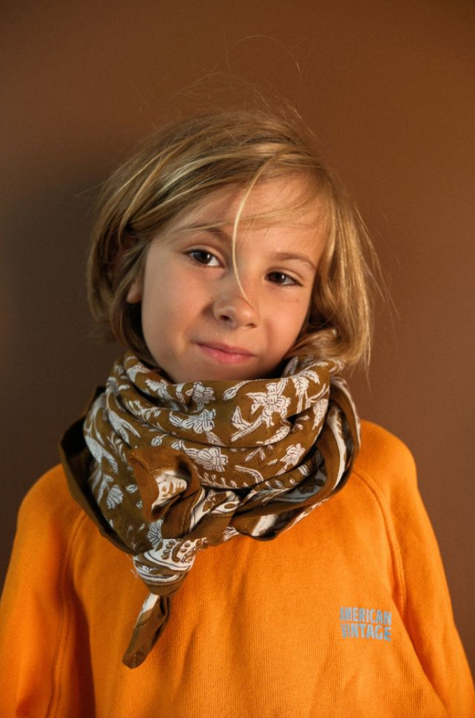 Foulard Louisette - Calcutta Olive