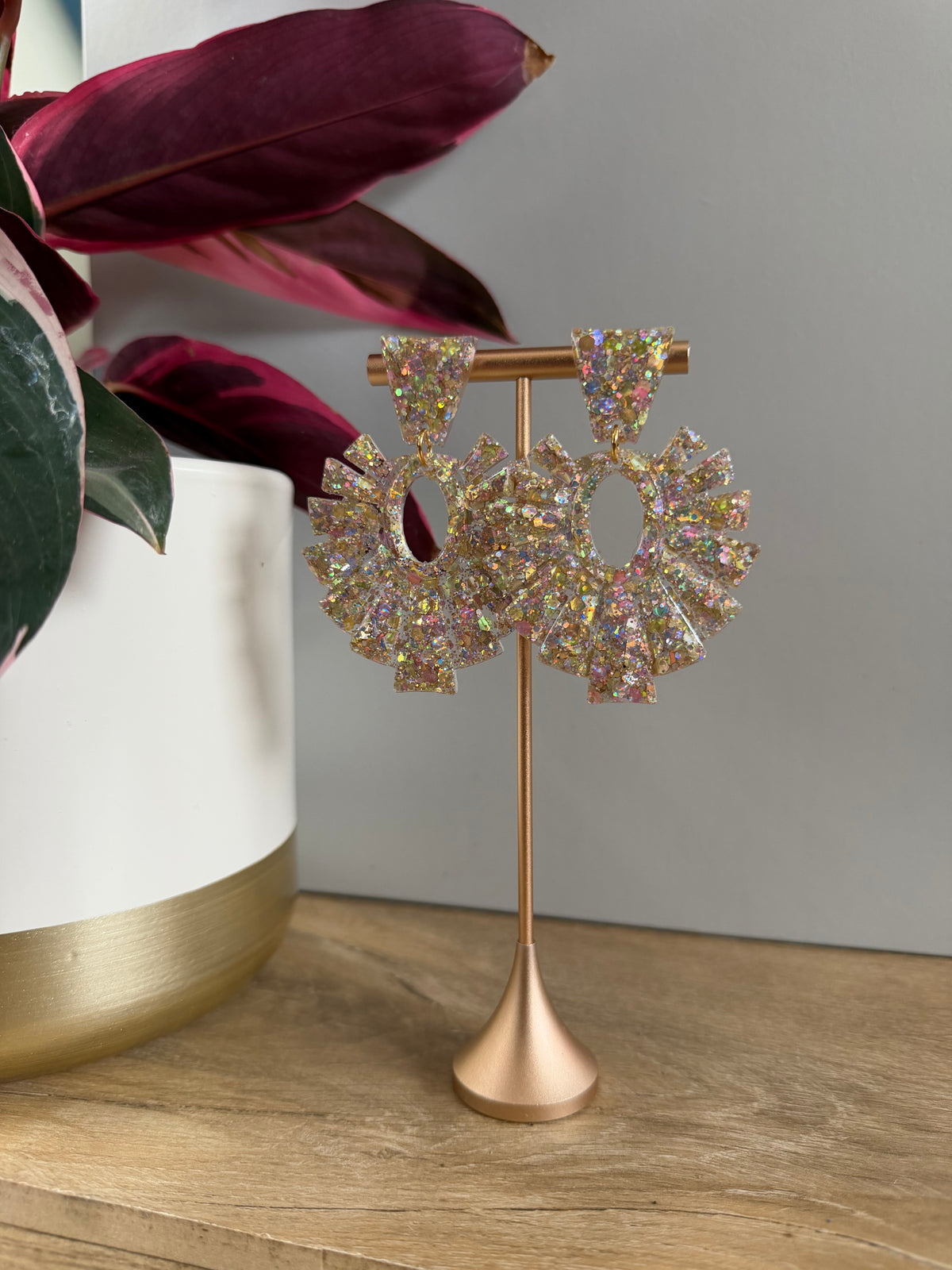 Boucles d'oreilles Marly - Mix doré