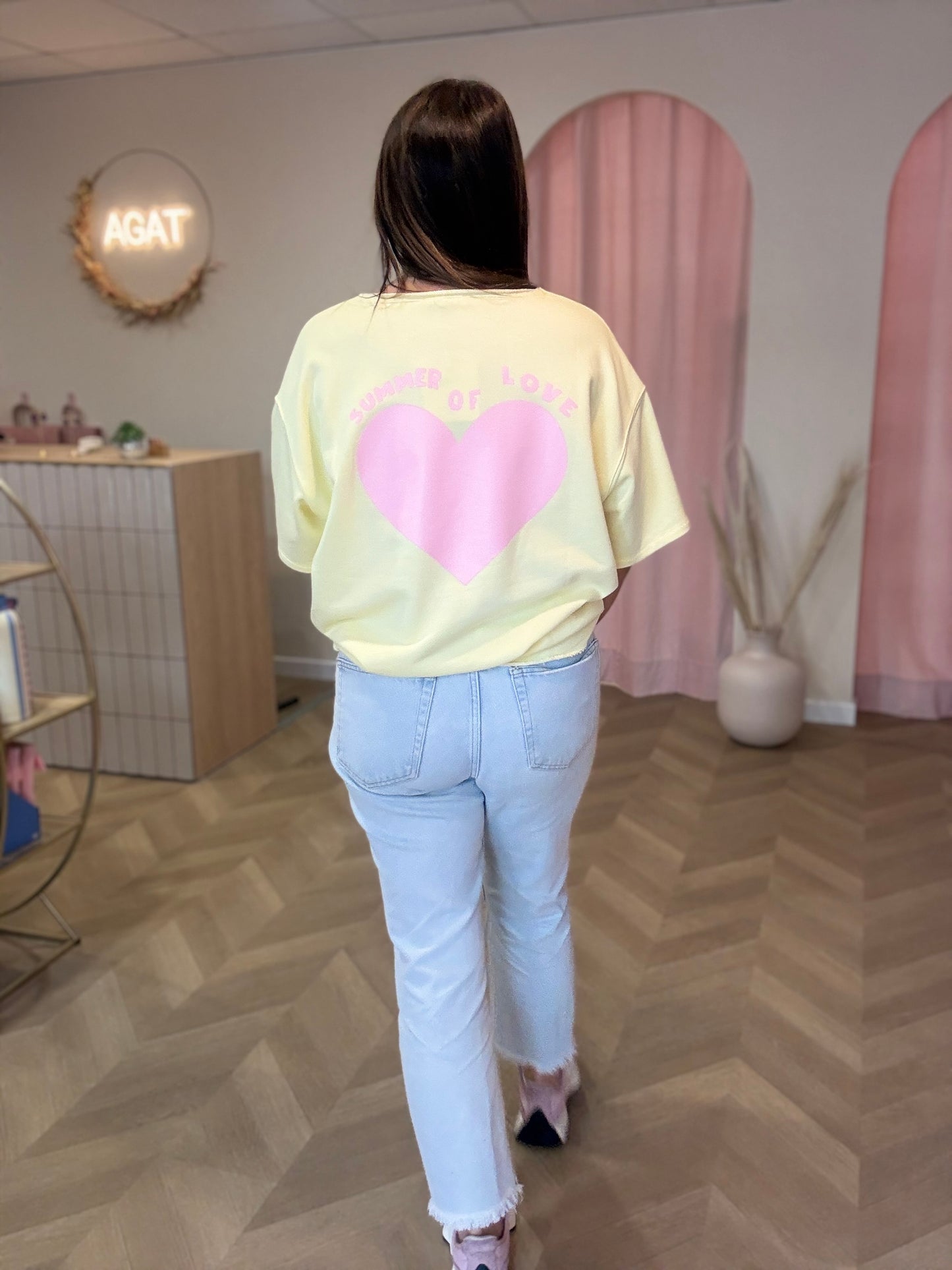 T-shirt Lola jaune