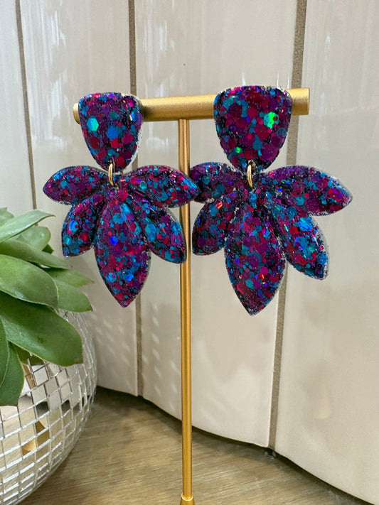 Boucles d'oreille pétales