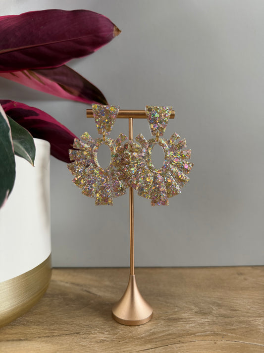 Boucles d'oreilles Marly - Mix doré
