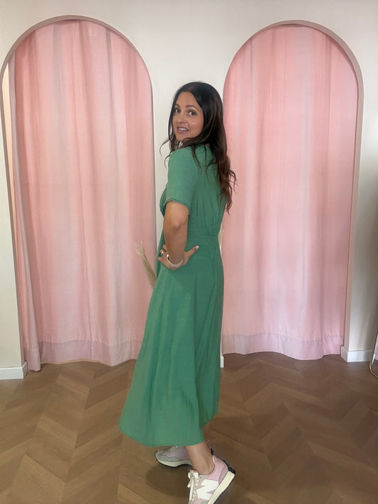 Robe Louane verte