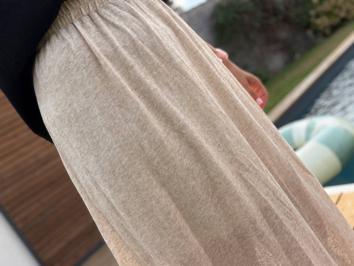 Jupe Maeva taupe