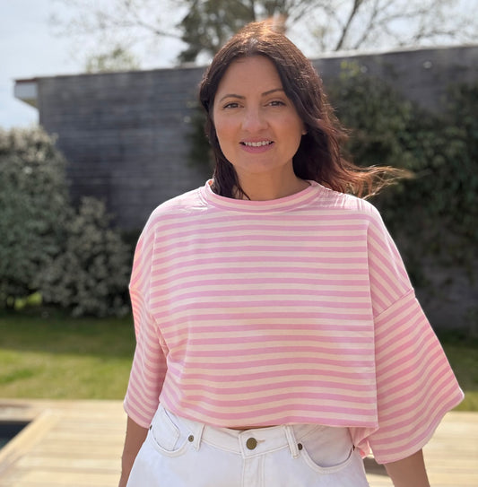 T-shirt Léonie rose