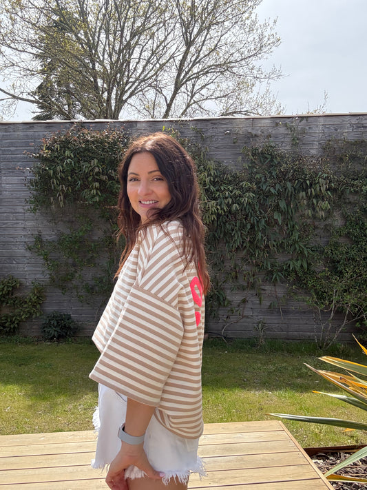 T-shirt Léonie beige