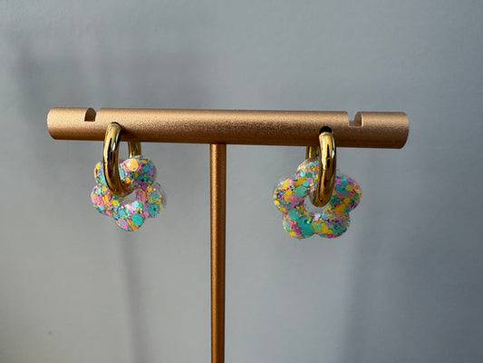 Boucles d'oreille fleur enfants