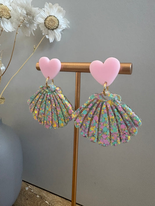 Boucles d'oreilles coquillage
