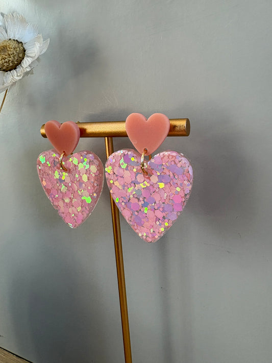 Boucles d'oreille cœur