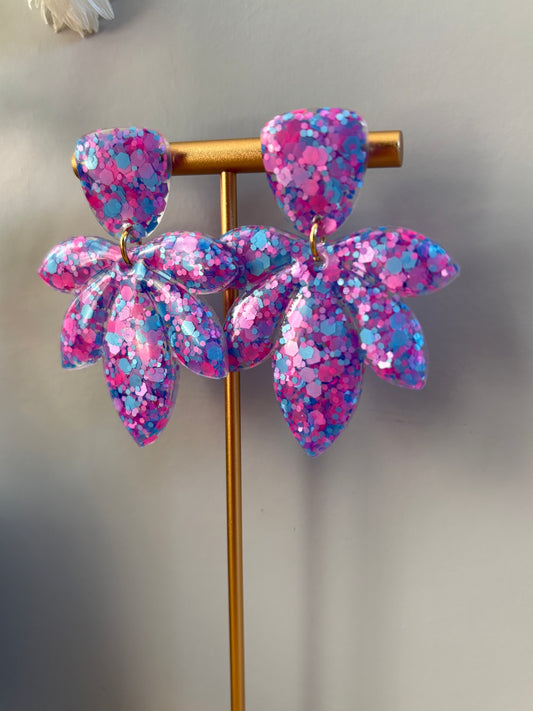 Boucles d'oreille pétales