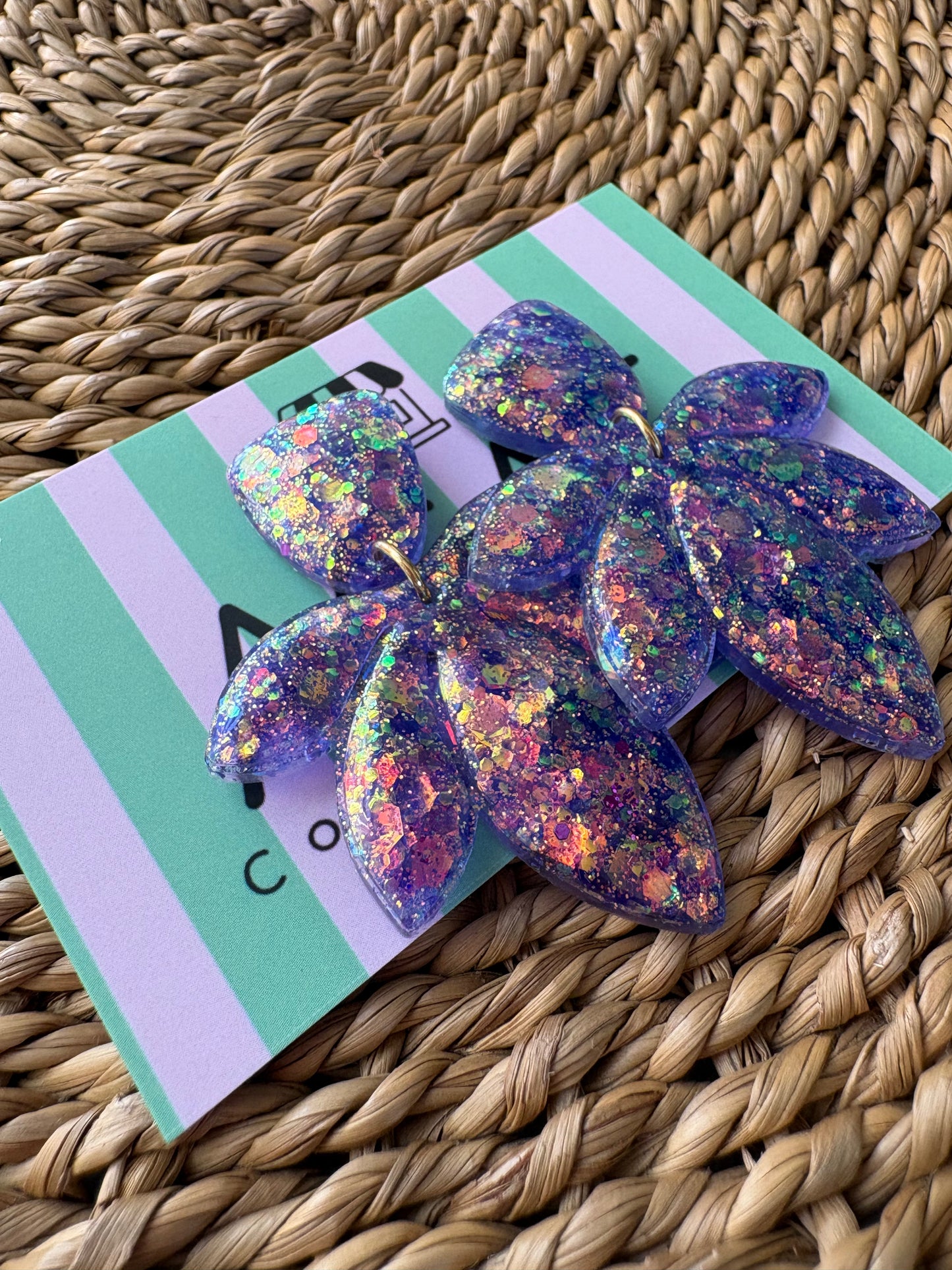 Boucles d'oreille pétales