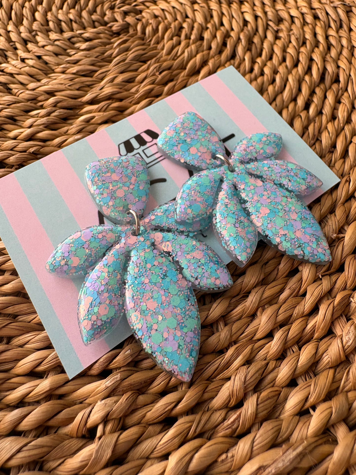 Boucles d'oreille pétales