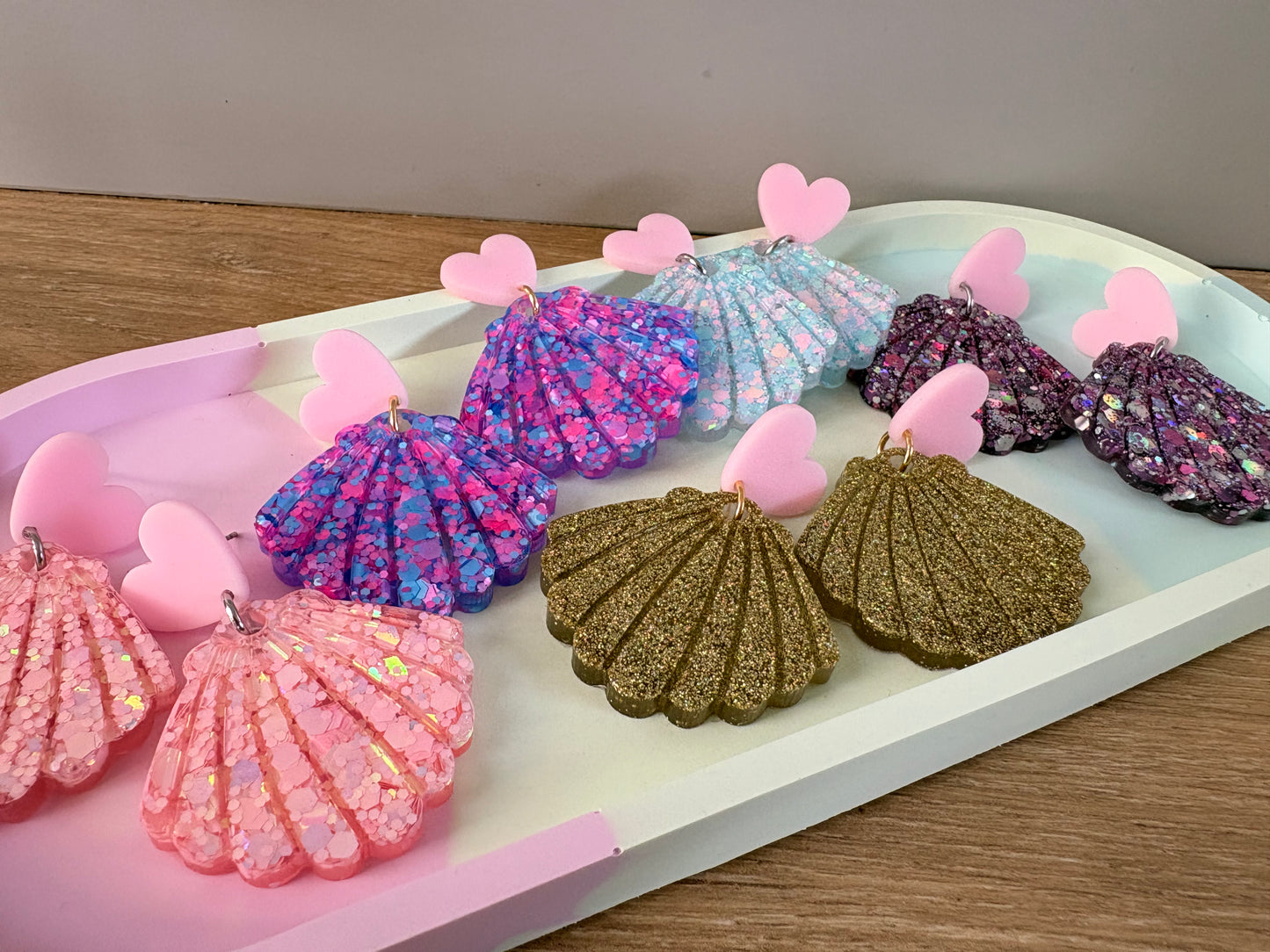 Boucles d'oreilles coquillage