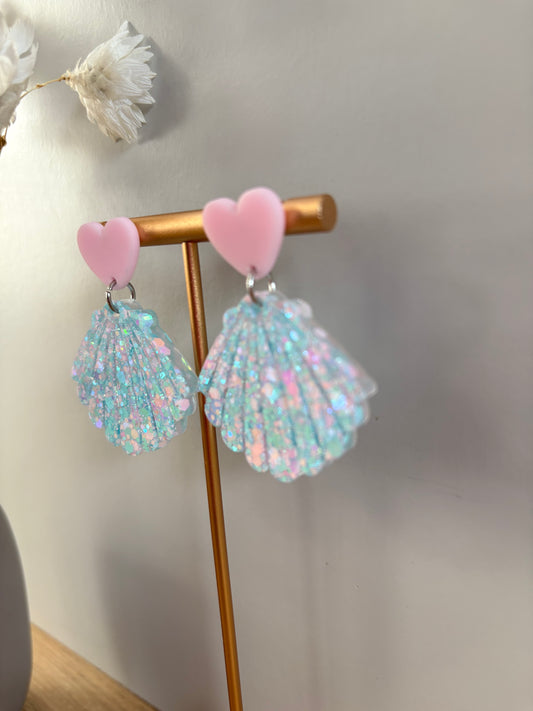 Boucles d'oreilles coquillage