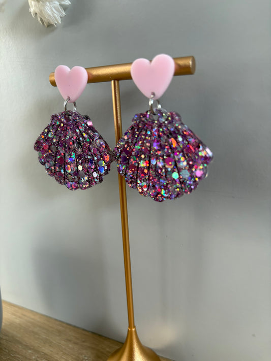 Boucles d'oreilles coquillage