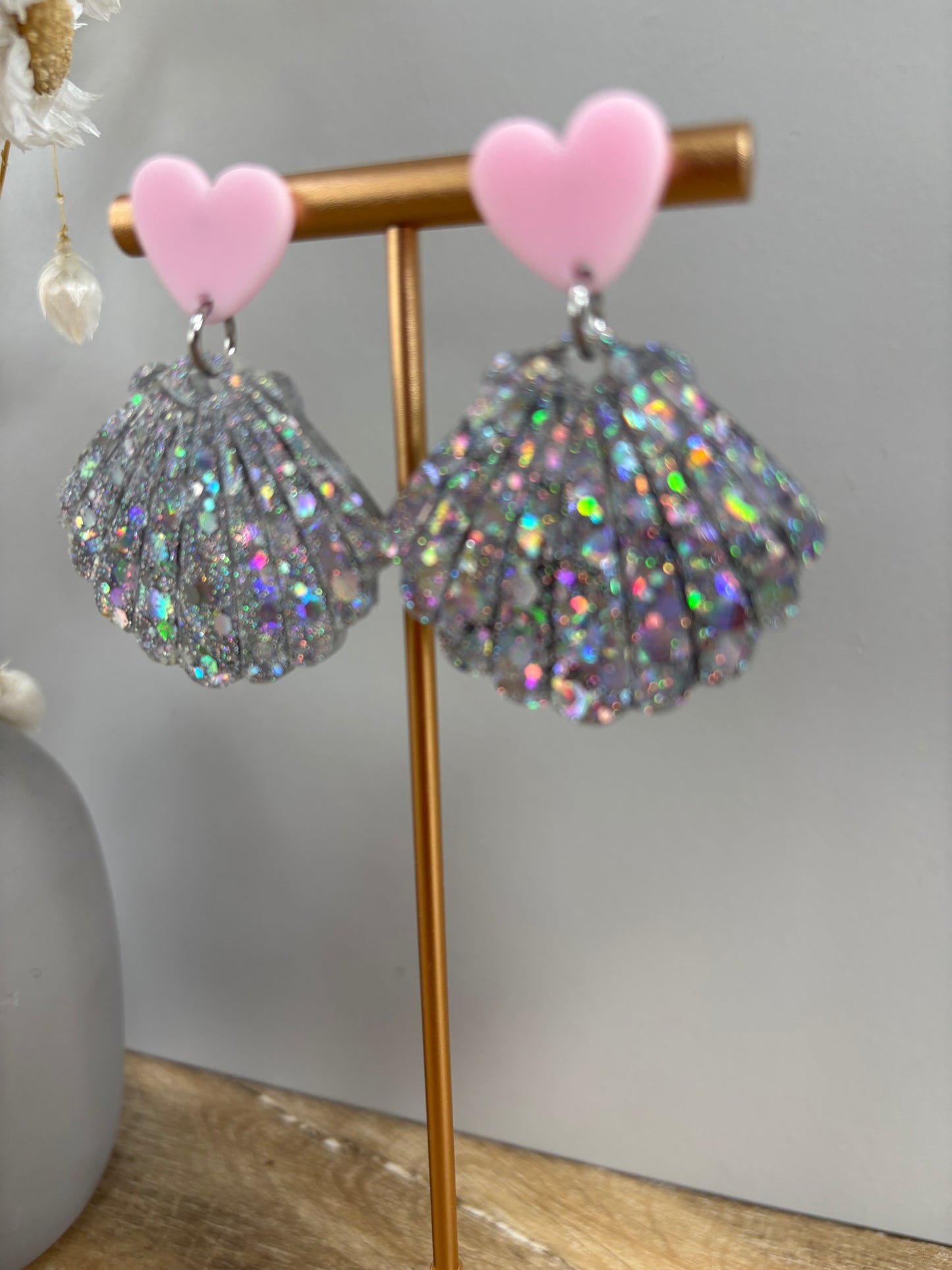 Boucles d'oreilles coquillage