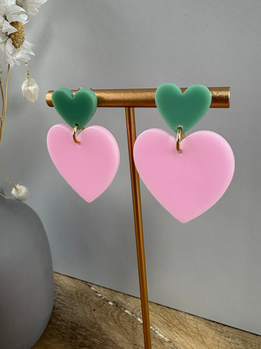 Boucles d'oreille cœur