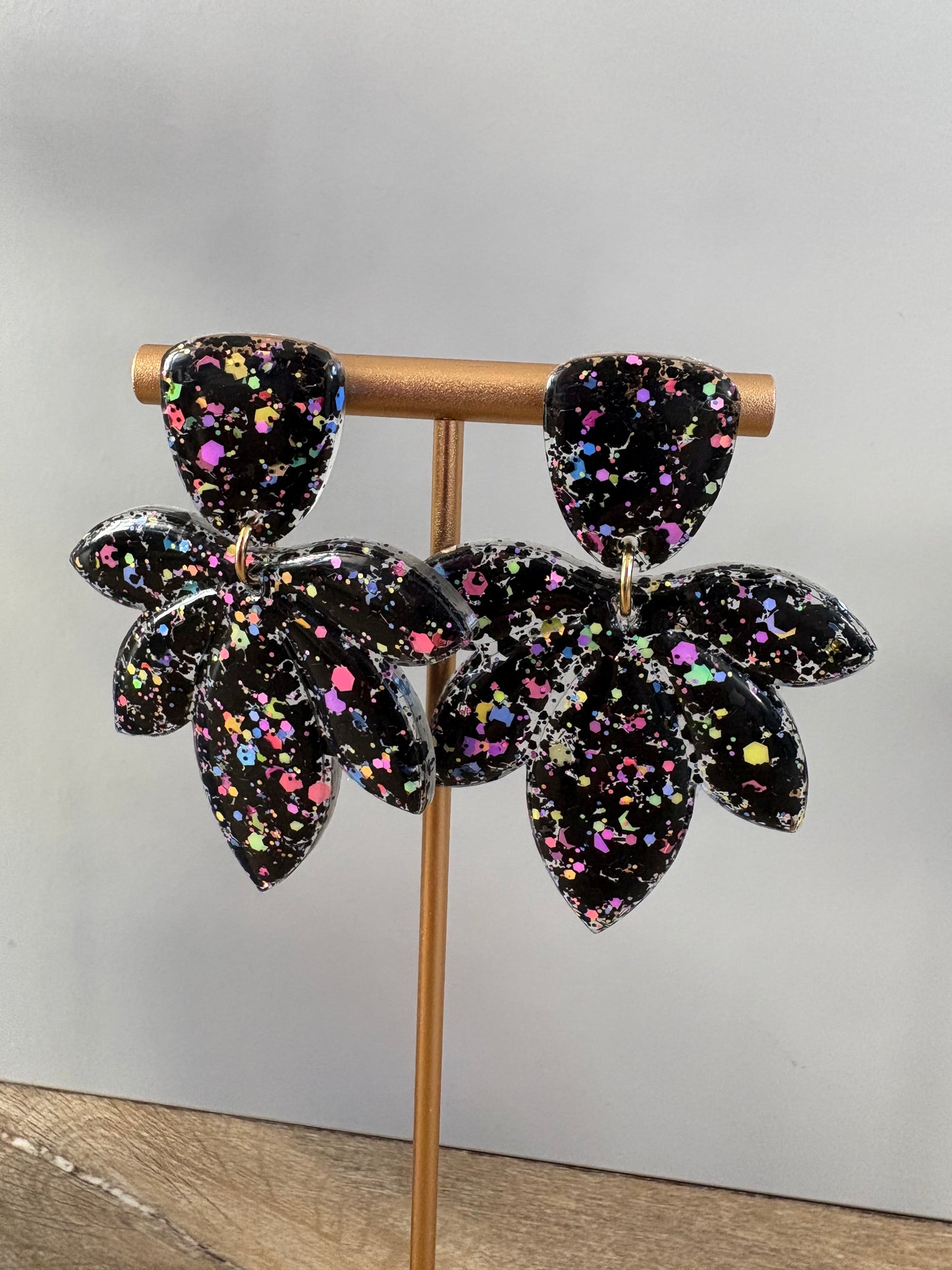 Boucles d'oreille pétales