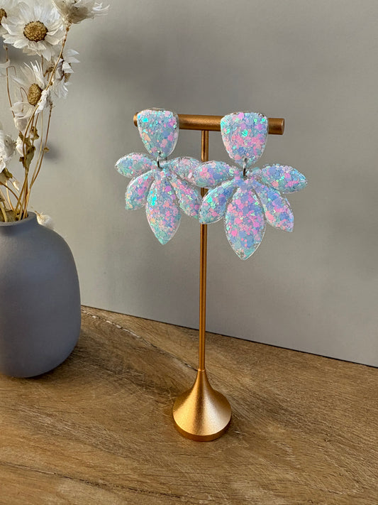 Boucles d'oreille pétales