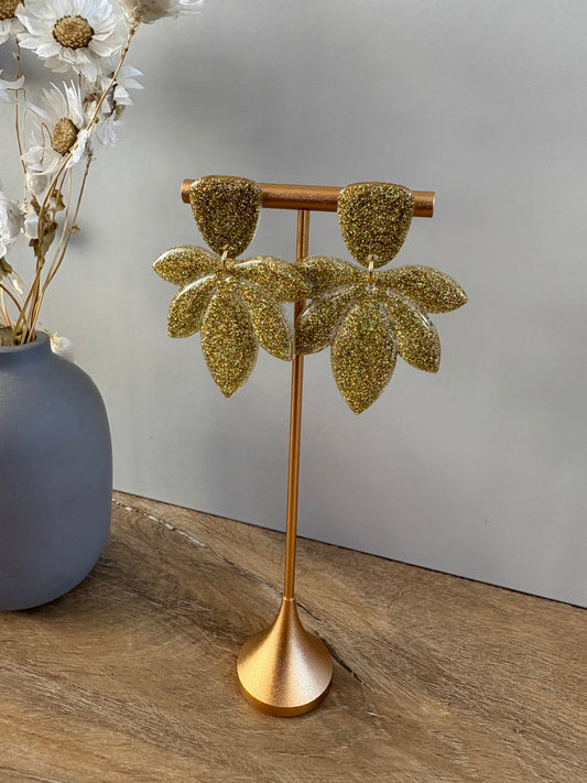 Boucles d'oreille pétales