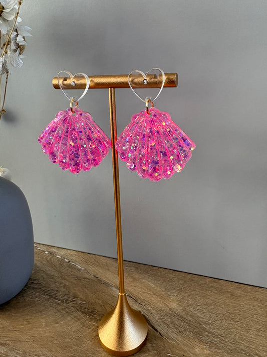 Boucles d'oreilles coquillage