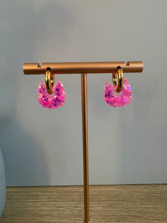 Boucles d'oreille chat enfants