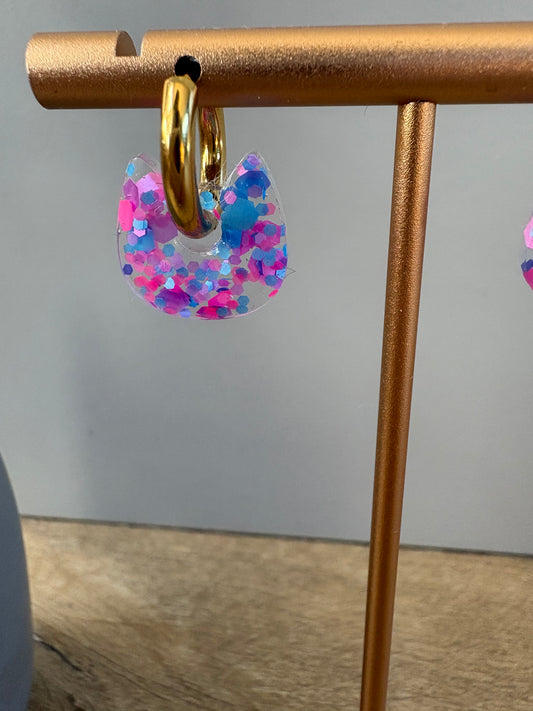 Boucles d'oreille chat enfants