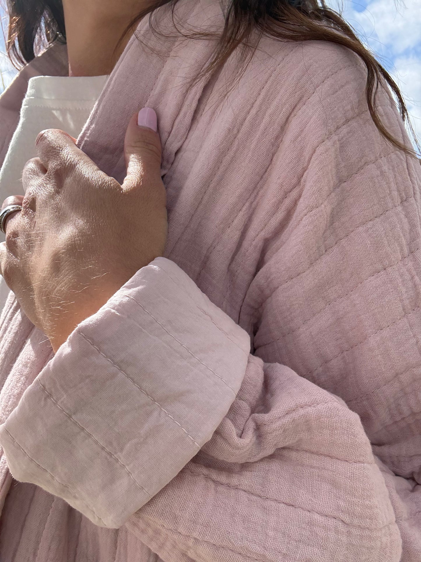 Veste Juliette rose clair