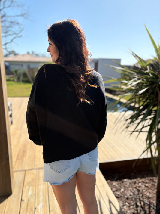 Blouse Louise noire