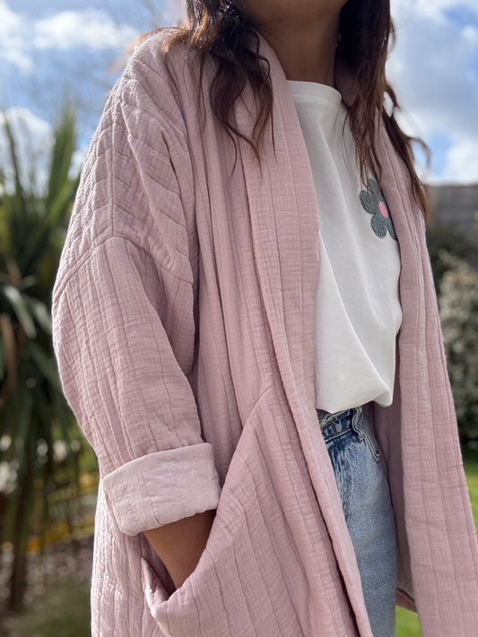 Veste Juliette rose clair