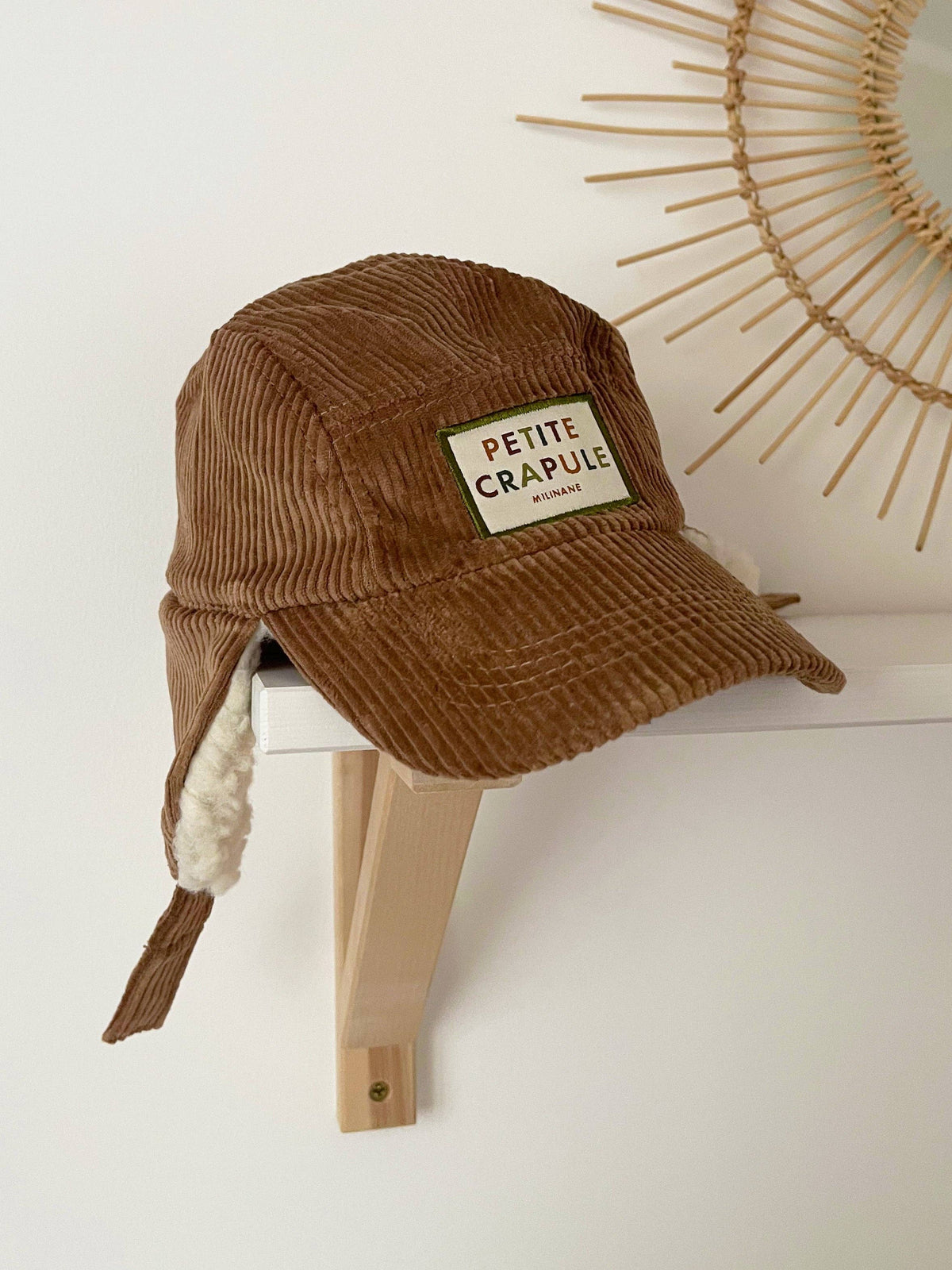 Chapka marron ERIKA: 9-18 mois