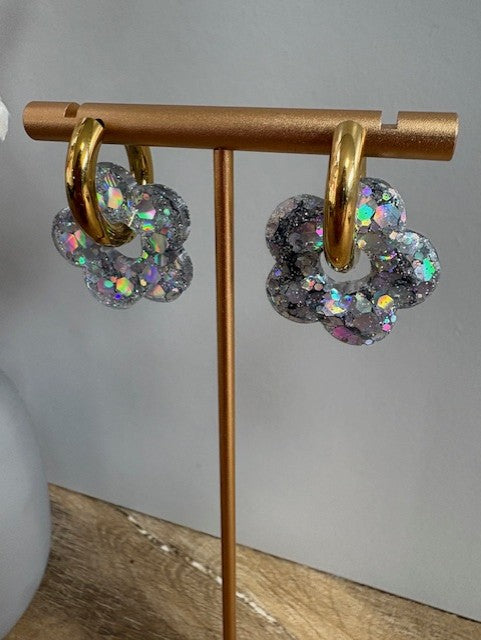 Boucles d'oreille fleur