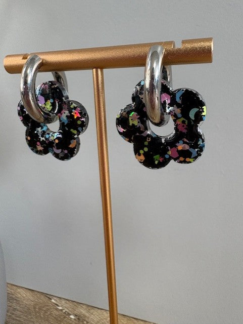 Boucles d'oreille fleur