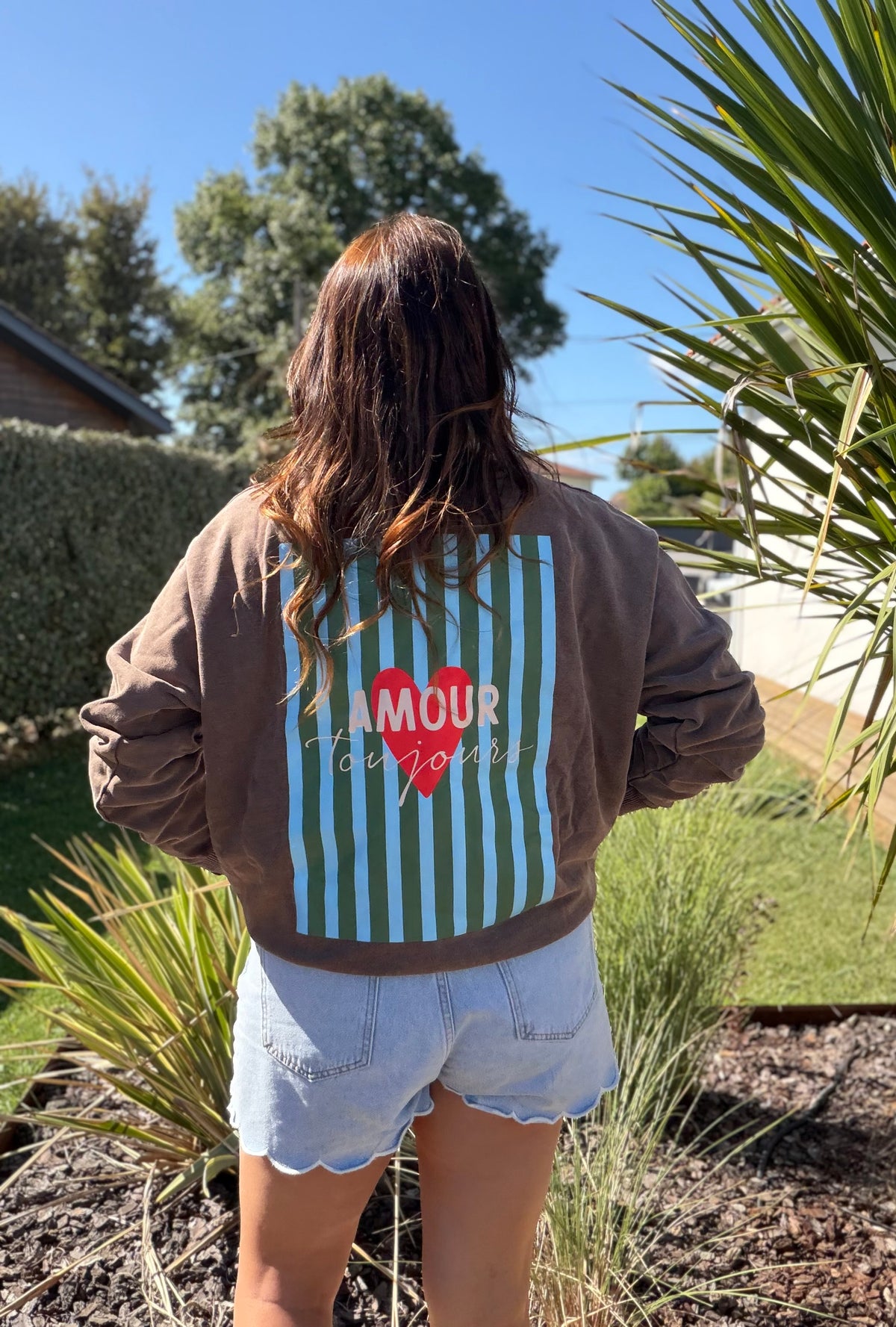 Sweat Amour toujours marron