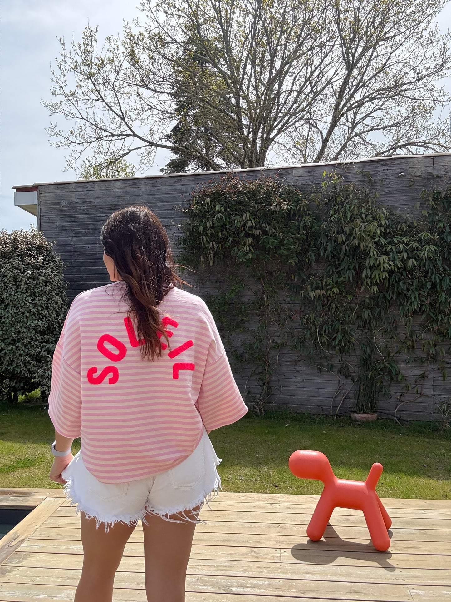 T-shirt Léonie rose