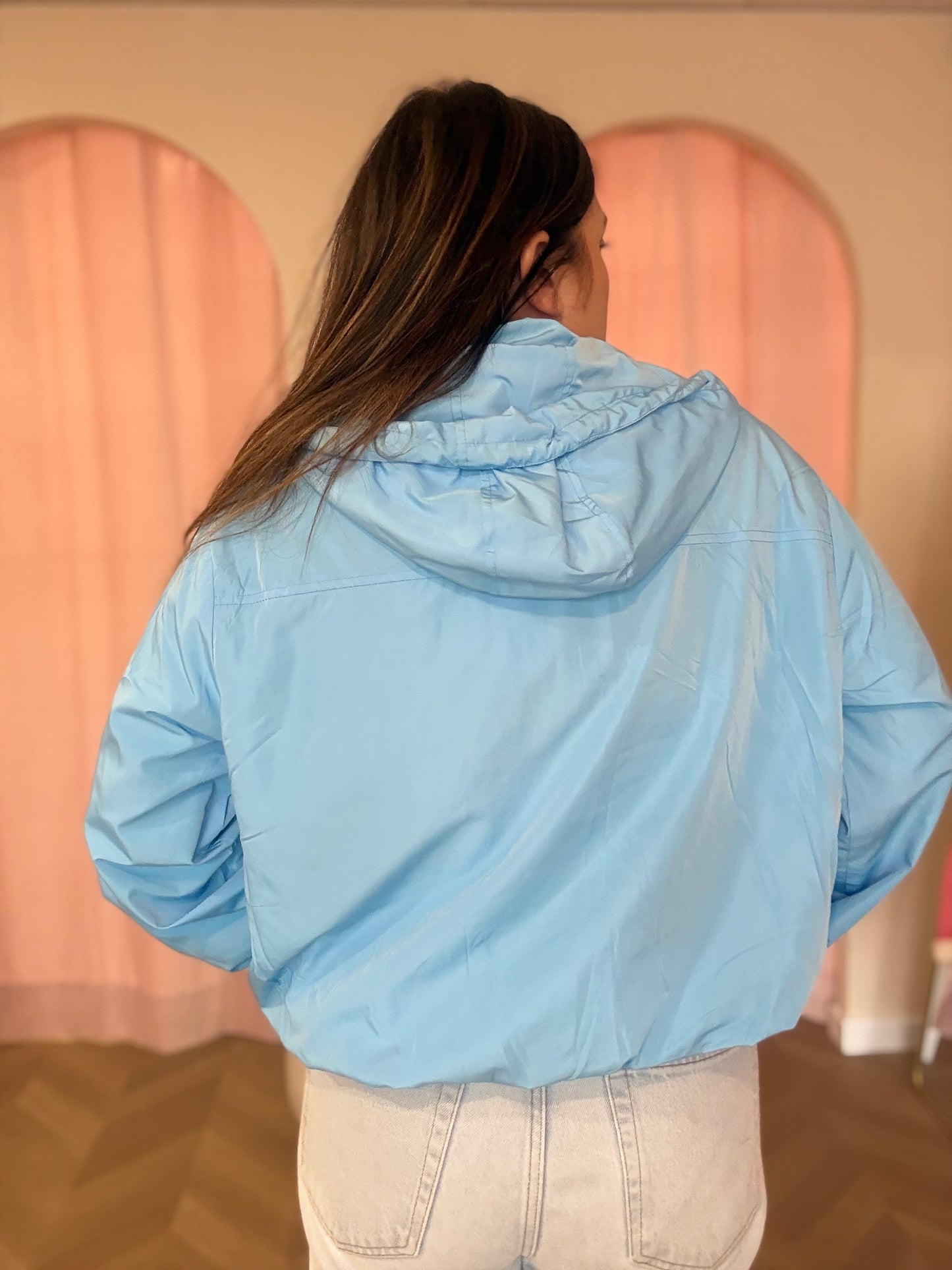 Veste Élodie imperméable bleue