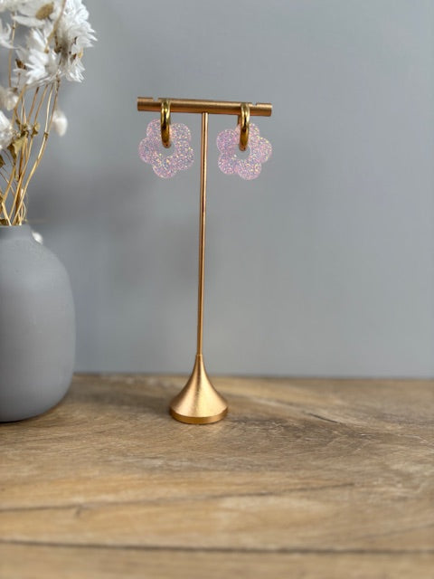 Boucles d'oreille fleur