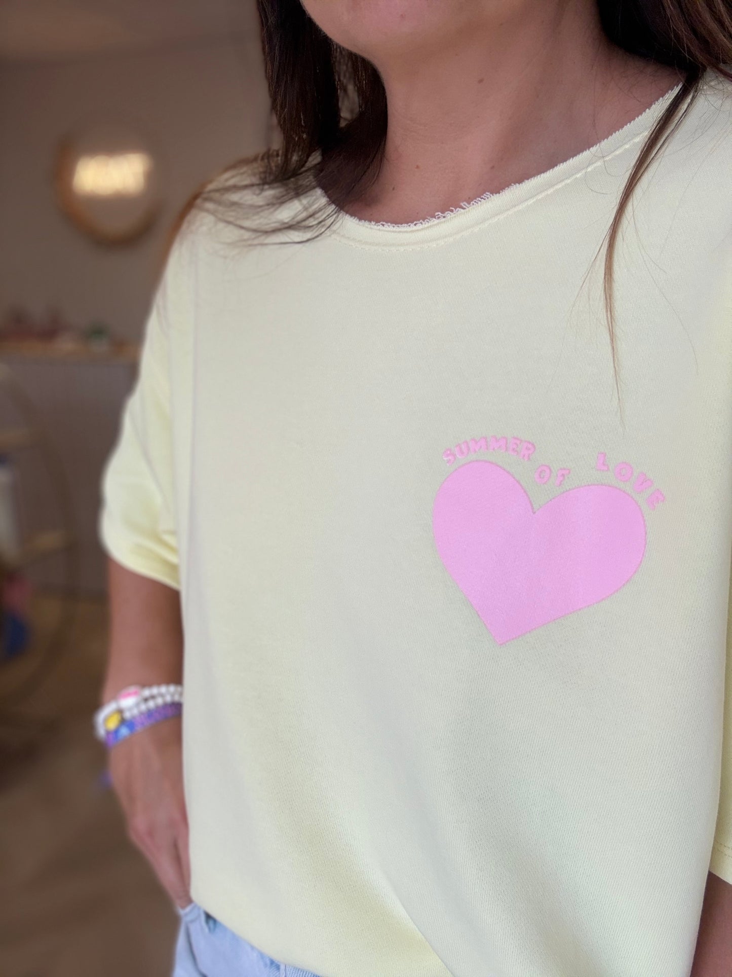 T-shirt Lola jaune