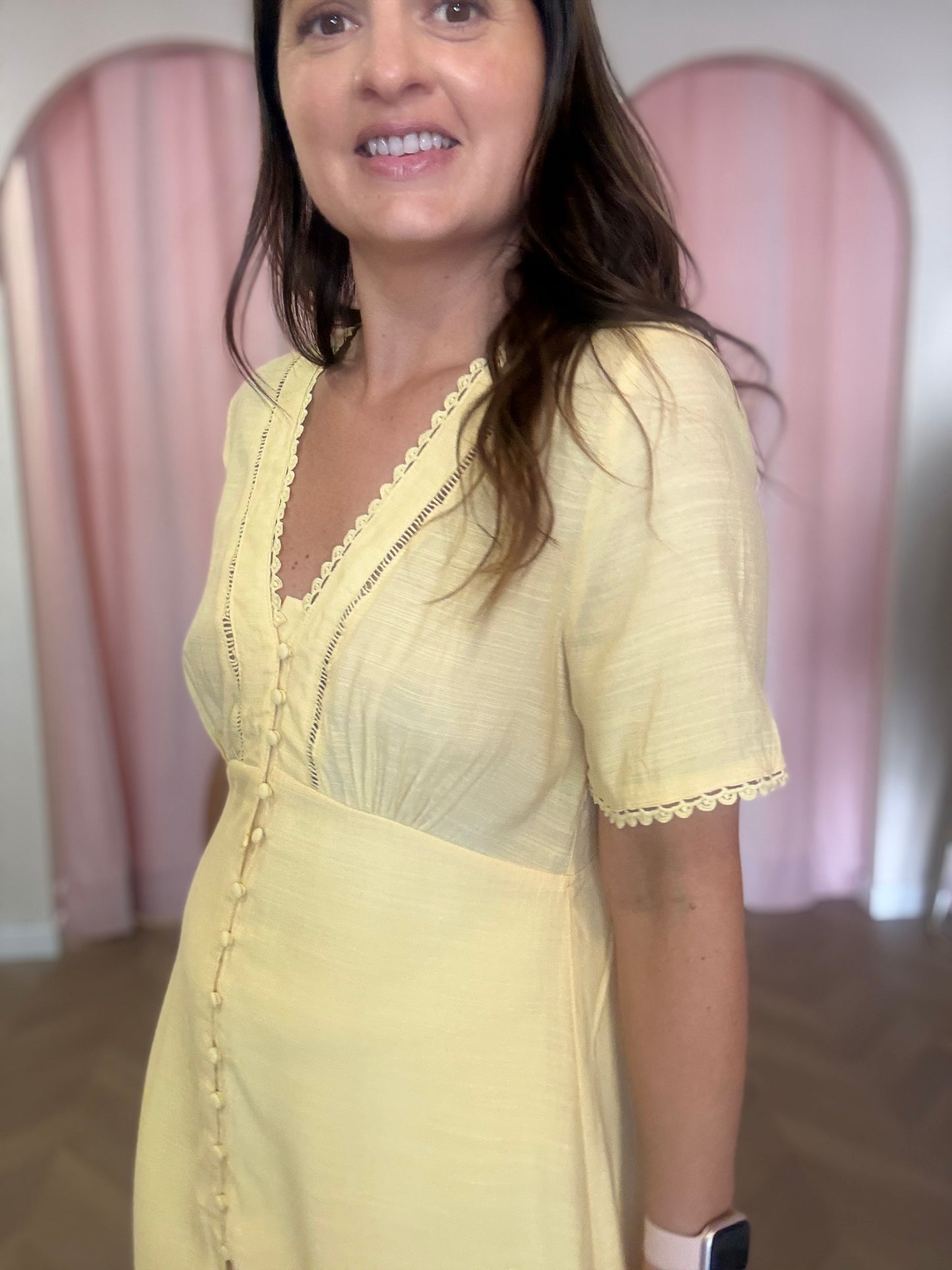Robe Louane jaune