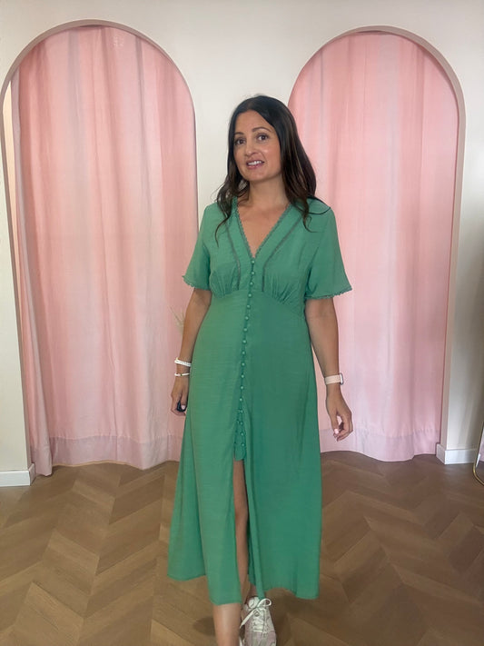 Robe Louane verte