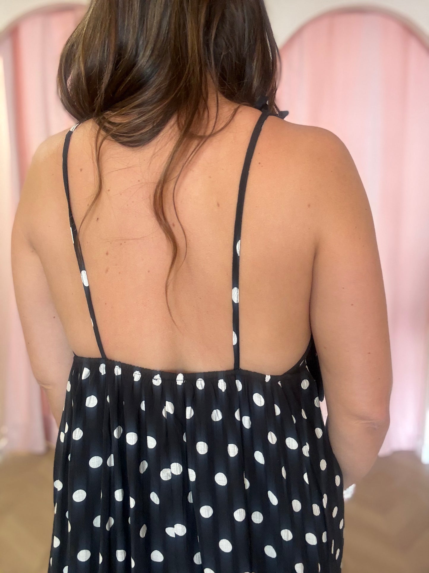 Robe Polka noire