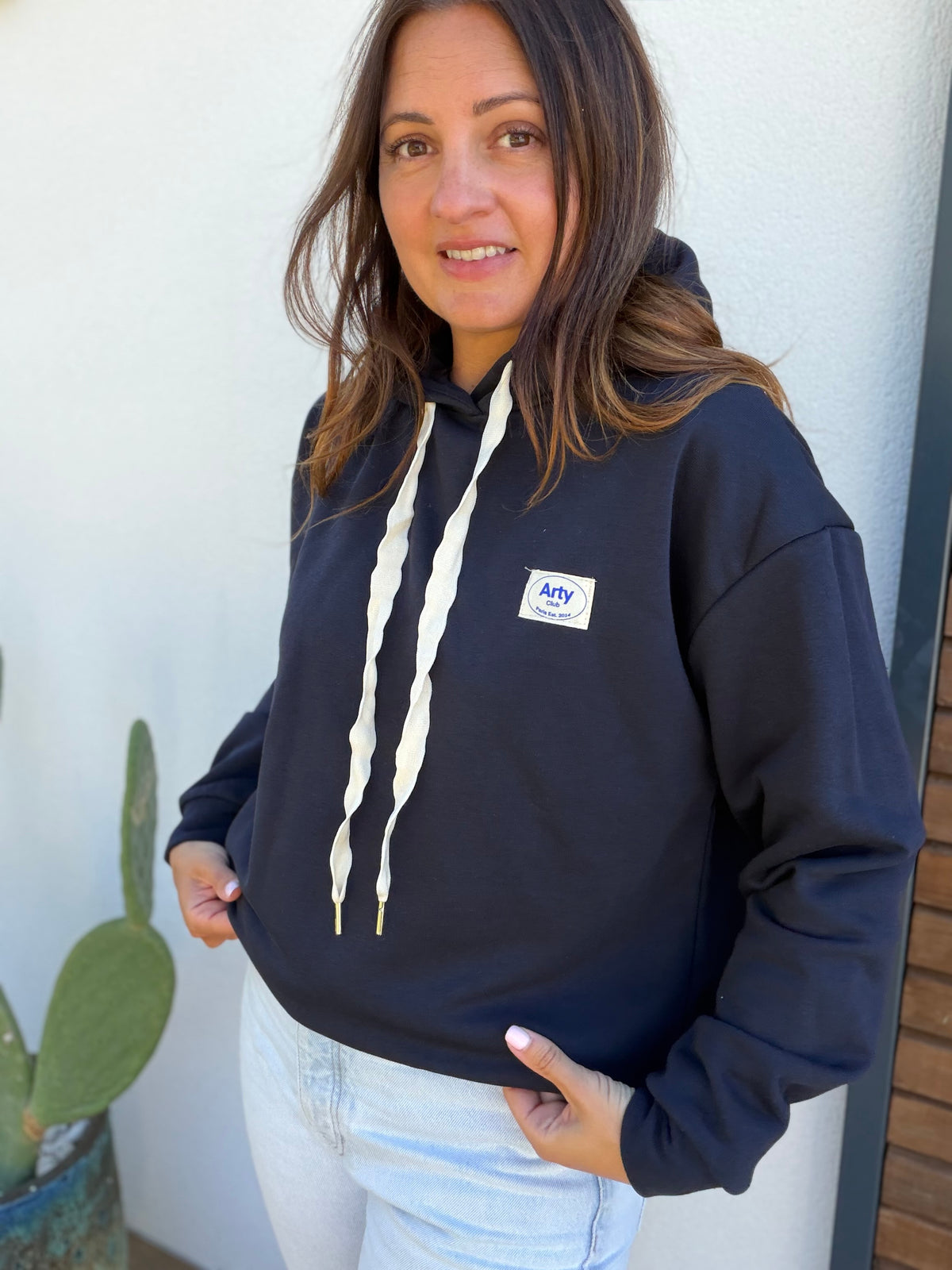 Sweat Woody bleu marine