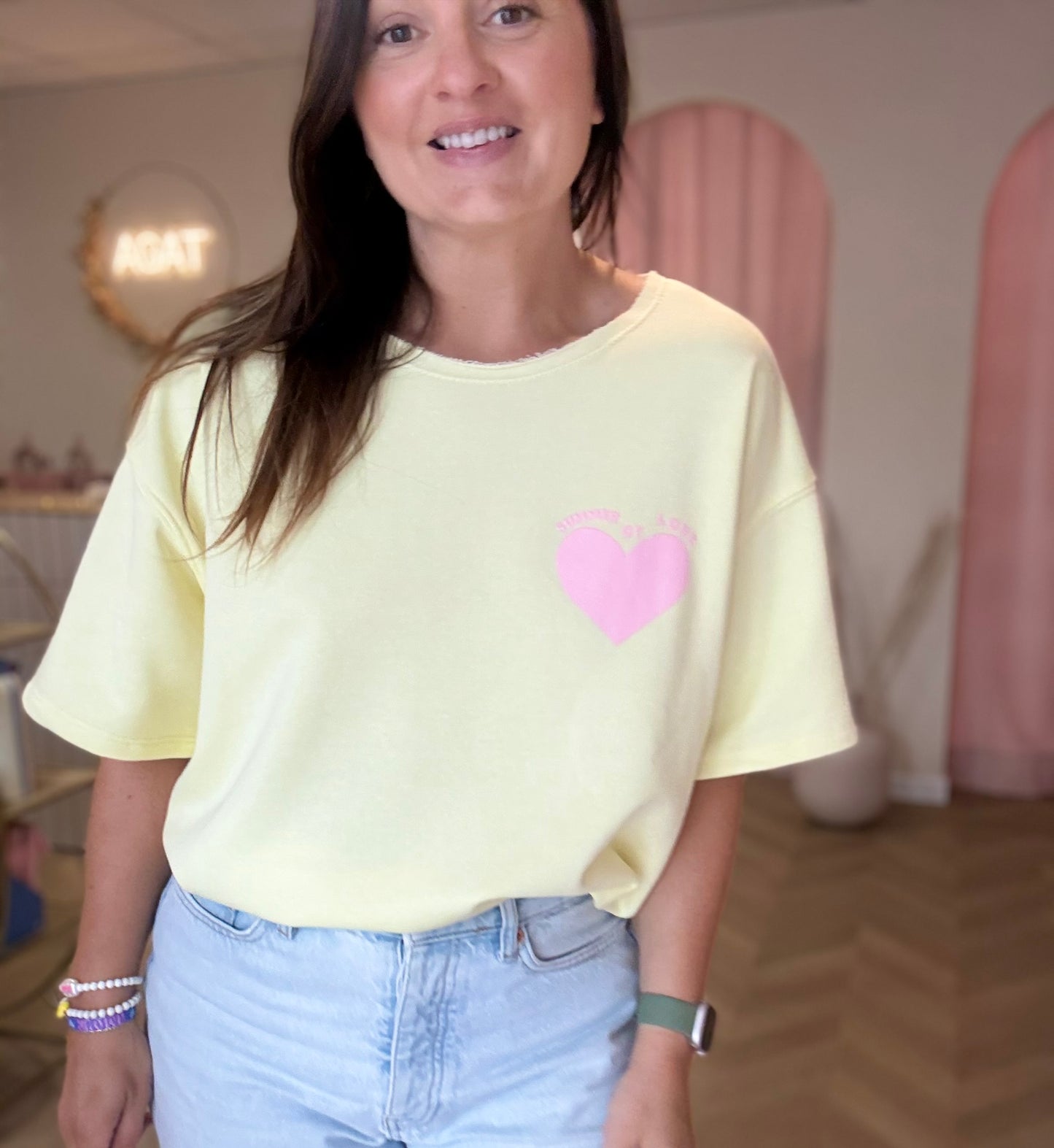 T-shirt Lola jaune