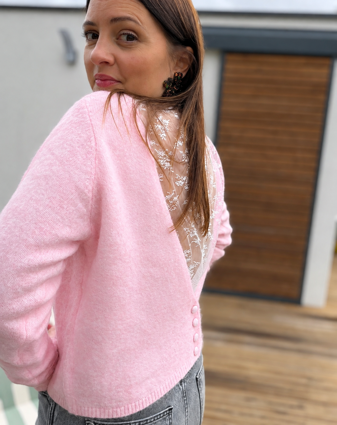Pull Lalie rose