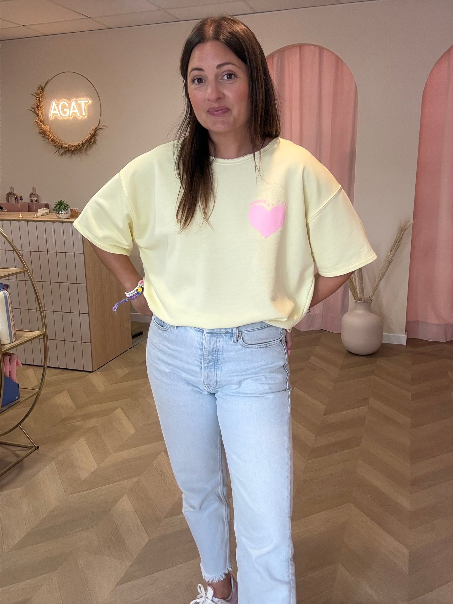 T-shirt Lola jaune