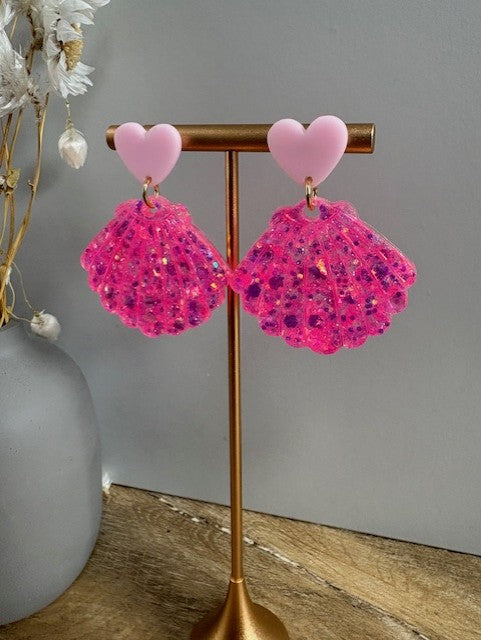 Boucles d'oreilles coquillage