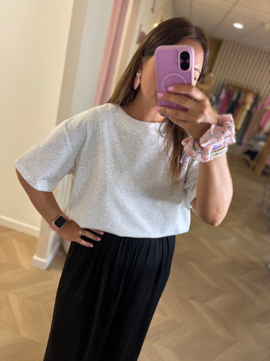 Top Jojo gris