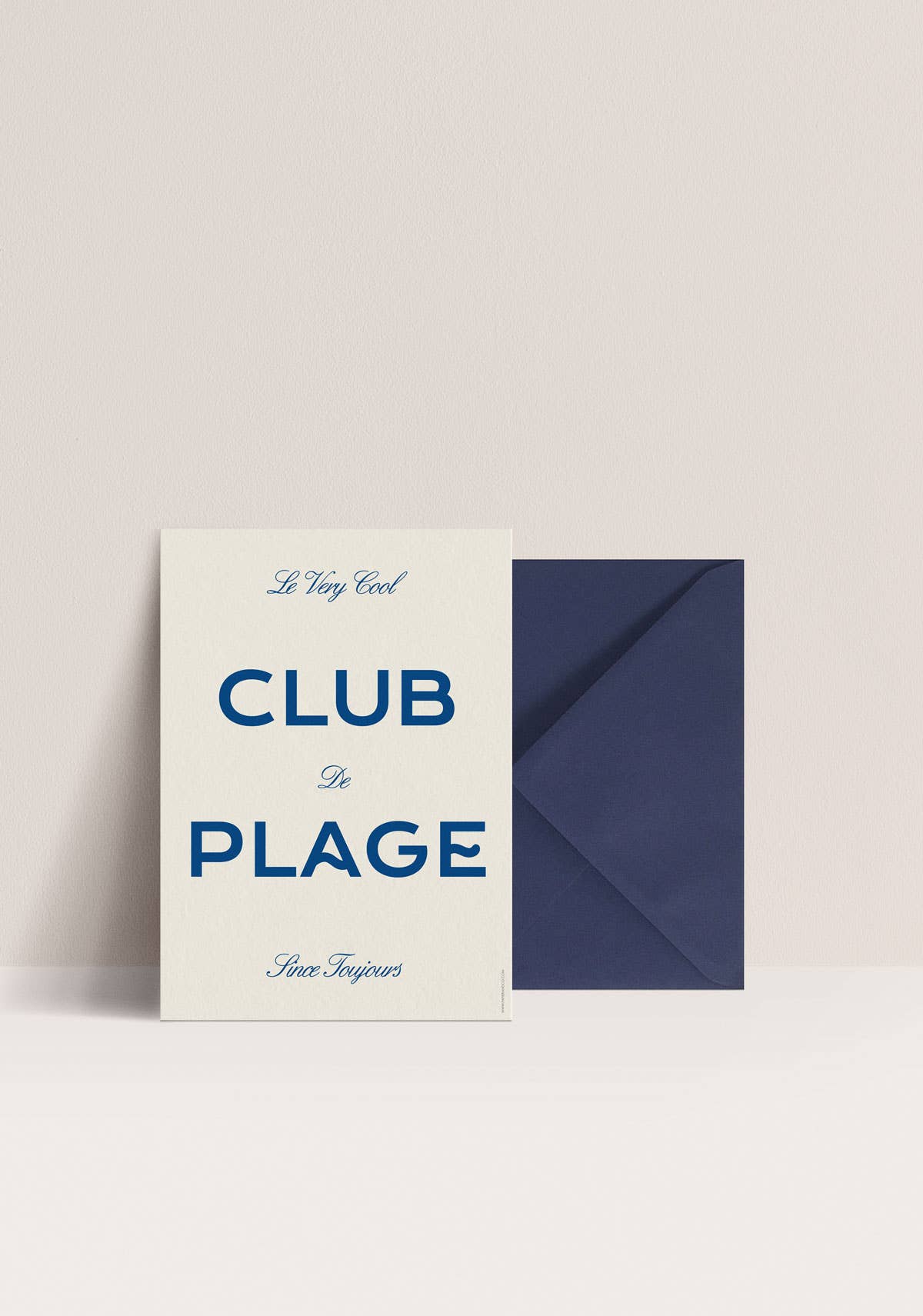 Carte postale Club de plage