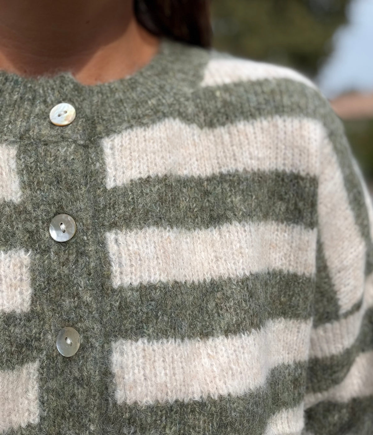 Gilet Arlette kaki