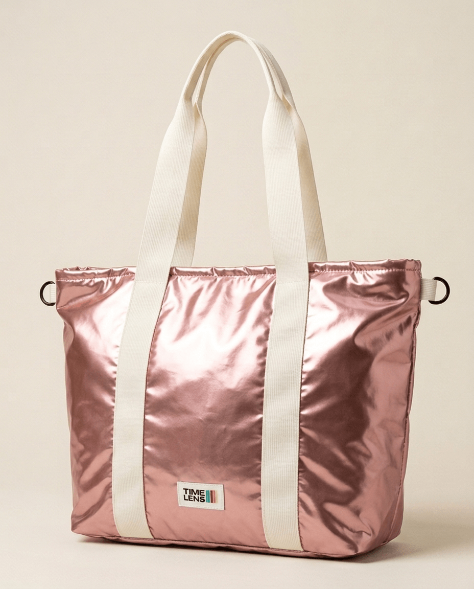 Tote Bag 80's Pink Gold